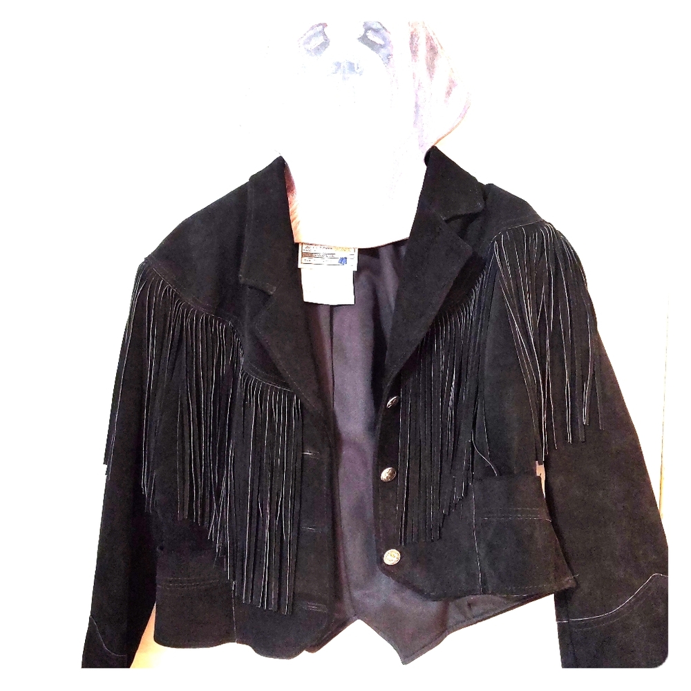 Leather Fringe Jacket